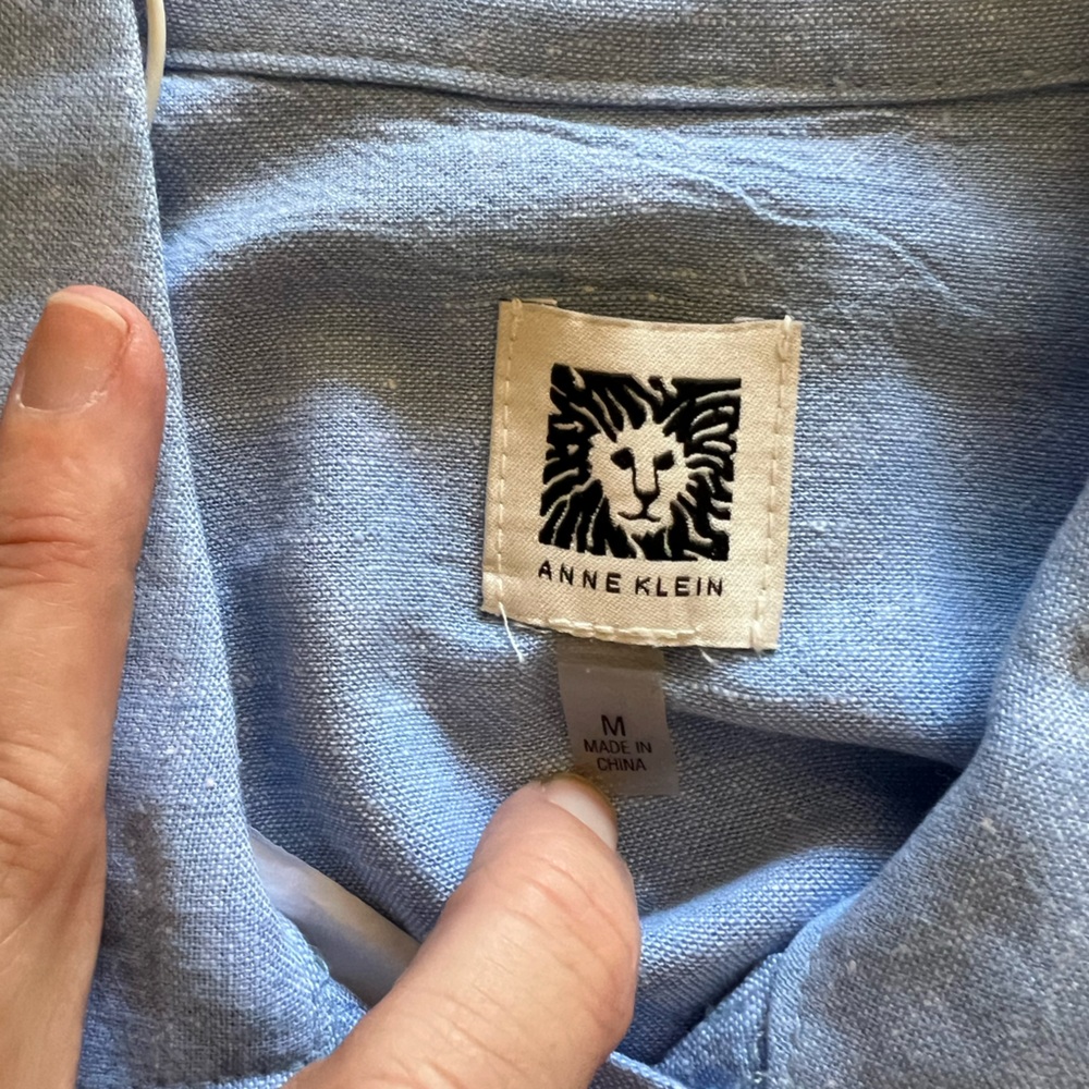Anne Klein Sky Blue Shirt